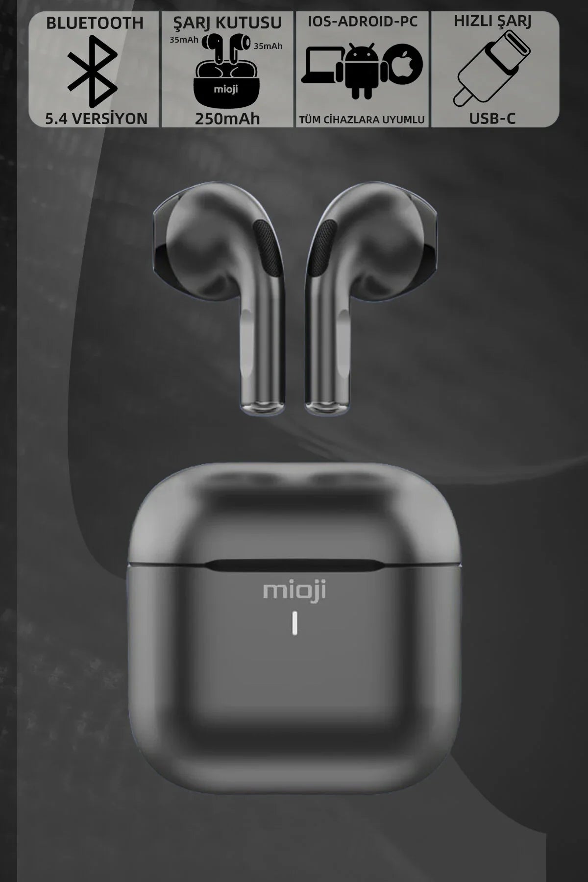 Airbuds Pro 2 Bluetooth Kulaklık Siyah