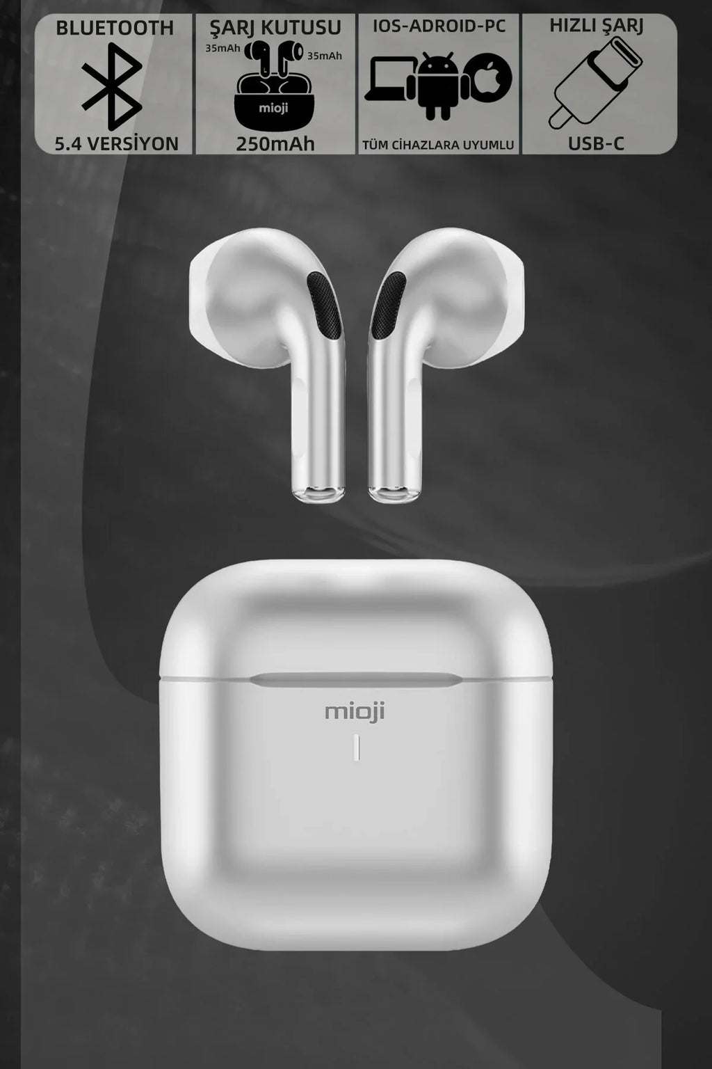 Airbuds Pro 2 Bluetooth Kulaklık Gümüş
