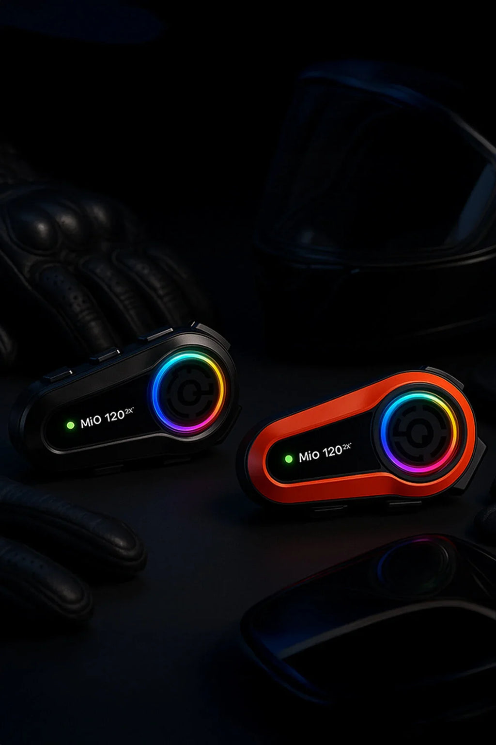 Mio 120 2x RGB İnterkom Kulaklık Siyah