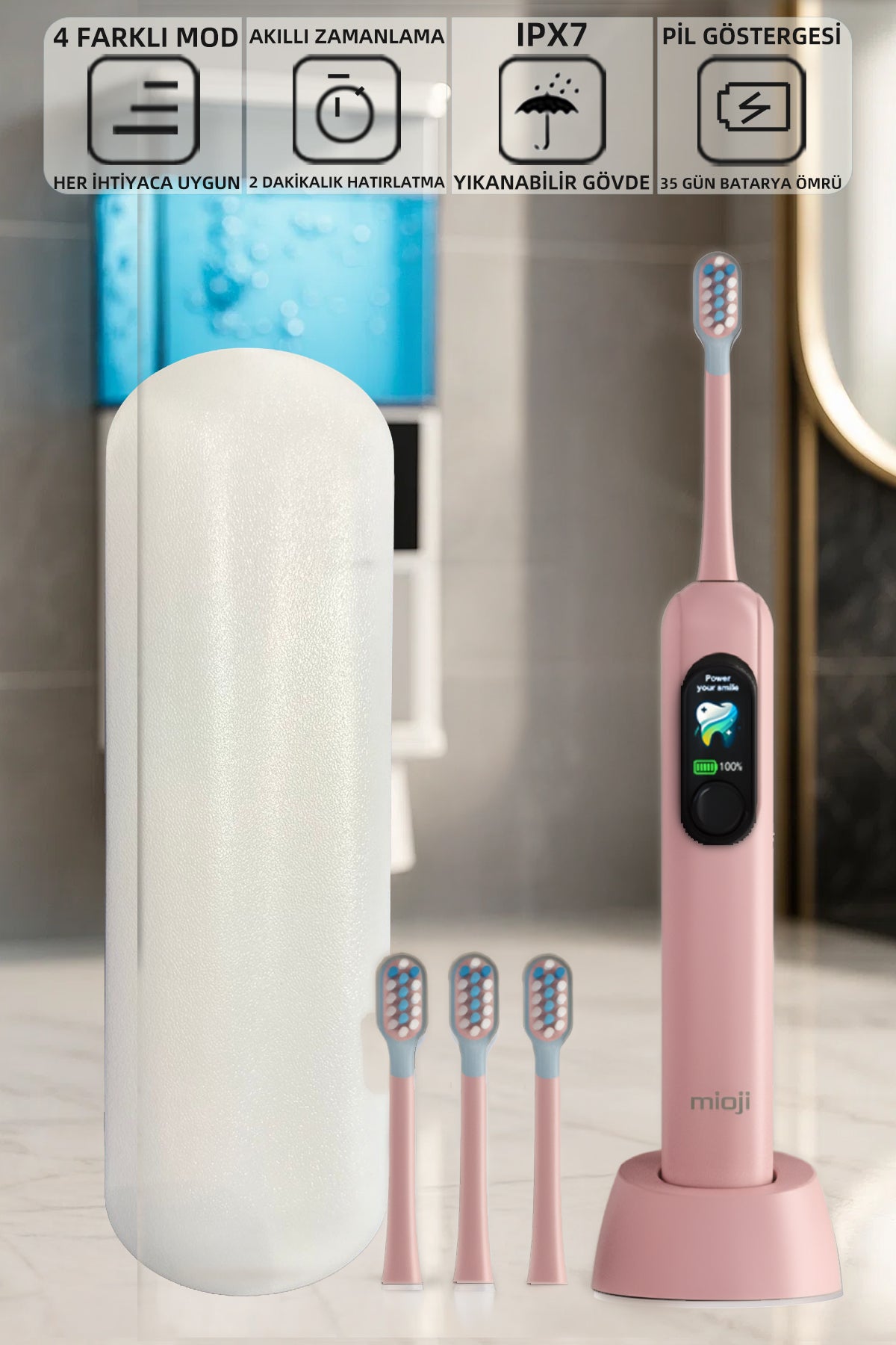 Oral B8 Care Diş Fırçası Pembe