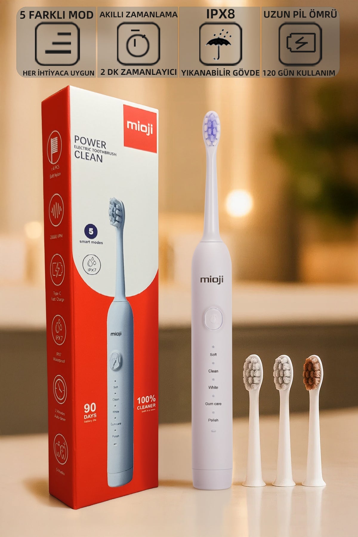 Oral B1 Diş Fırçası Beyaz