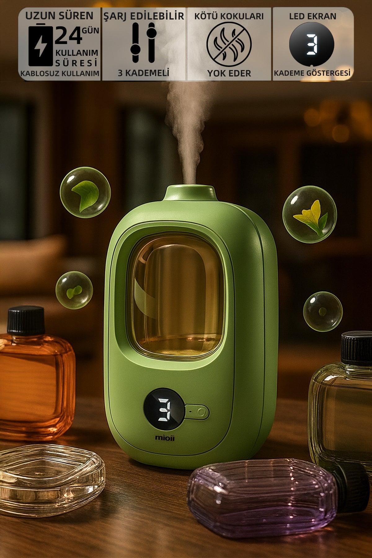 Mio Smell 2x Oda Koku Makinesi Yeşil